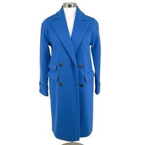 NVLT Women’s Ocean Blue Oversized Winter Coat Size XS New